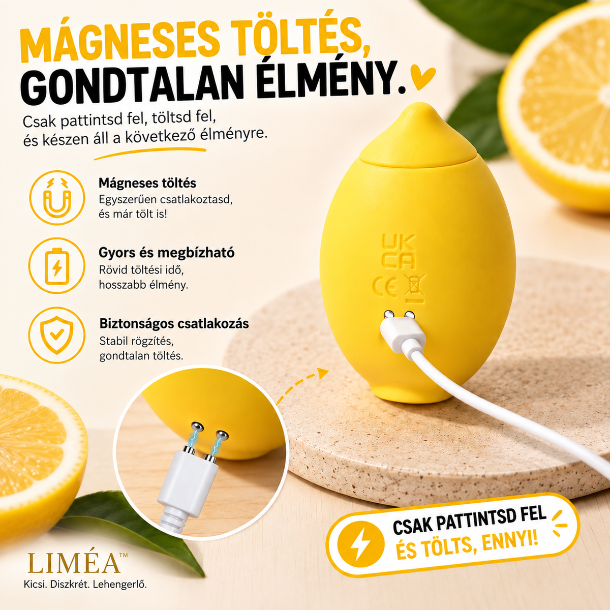 LIMÉA™ AirPulse – Léghullámos Intim Masszírozó