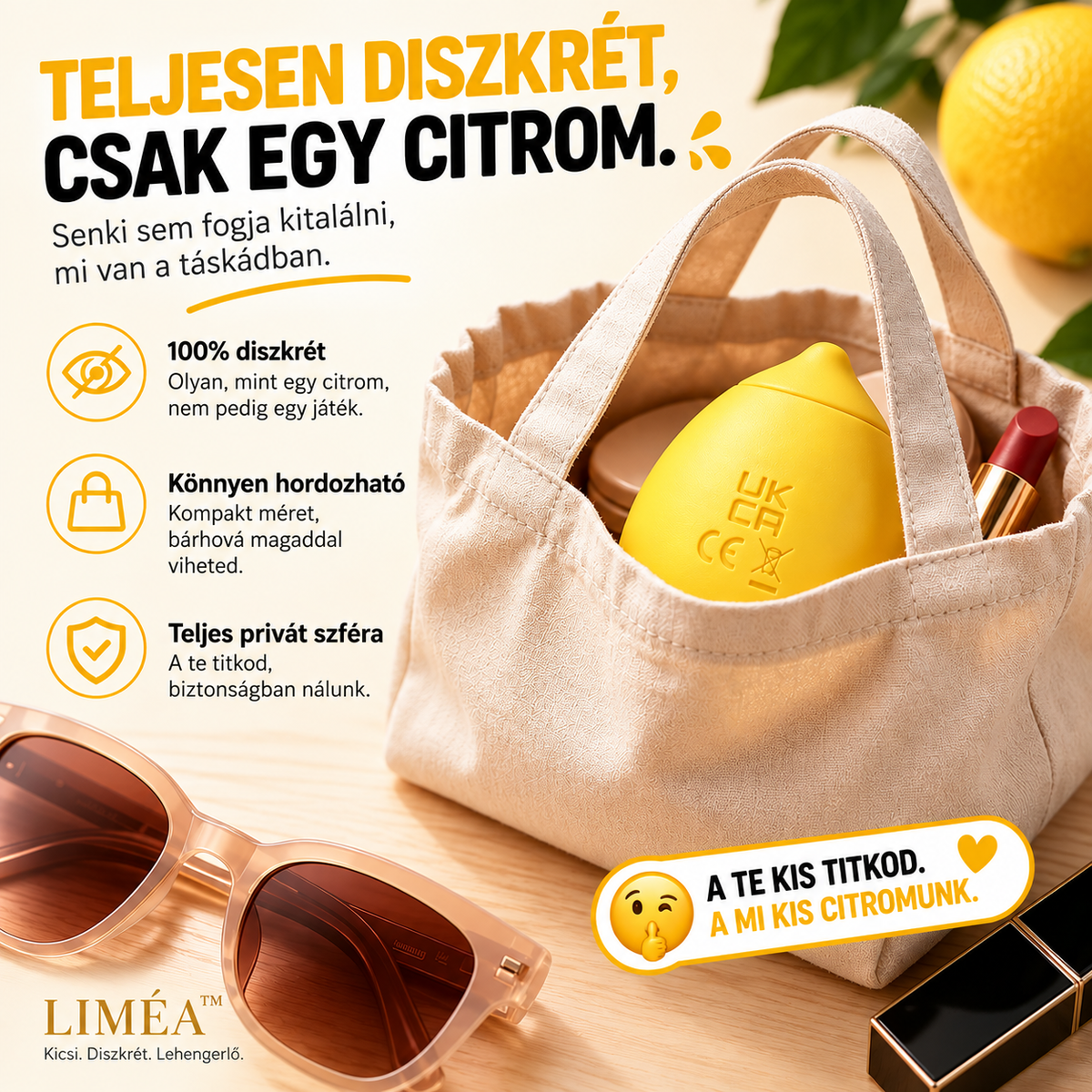 LIMÉA™ AirPulse – Léghullámos Intim Masszírozó