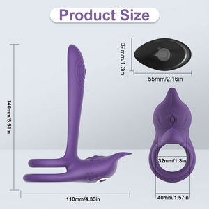 DualPulse Remote Vibrációs Páros Gyűrű